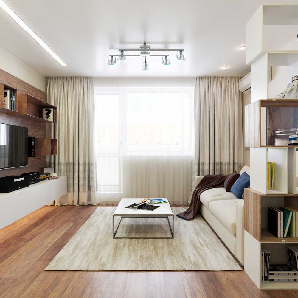 Современный дизайн гостиной маленького размера в квартире : фото
