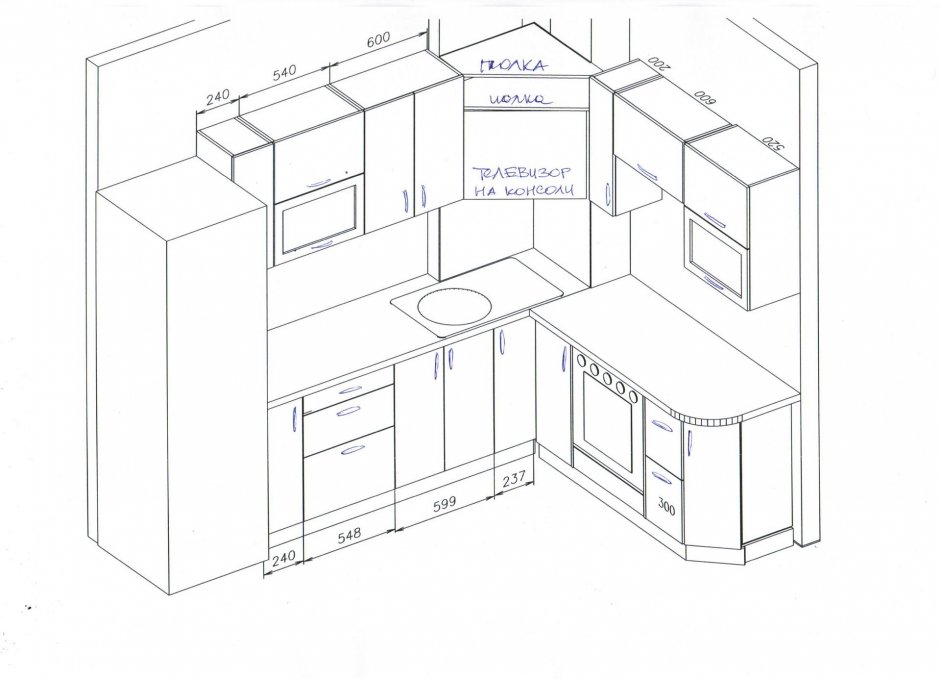 угловые кухни для маленькой кухни своими руками