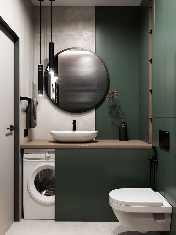 Дизайн ванной комнаты и туалета раздельно (62 фото)