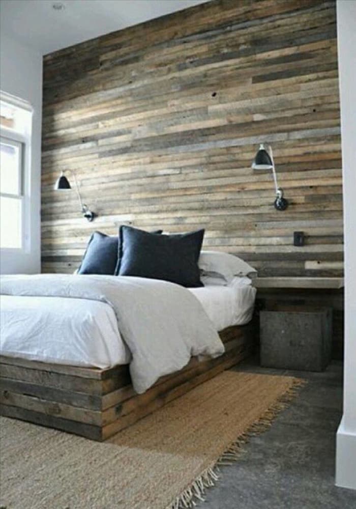 Rustic Wood Decor спальня