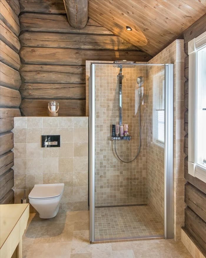 Ванная комната в деревянном доме (73 фото) » НА ДАЧЕ ФОТО